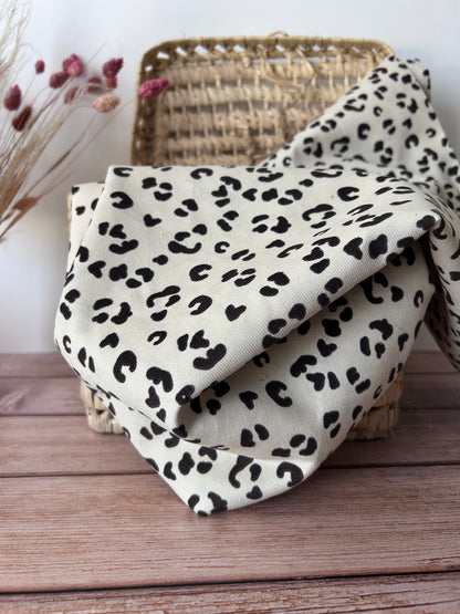 Tissu Velours Côtelé Milleraies Léopard