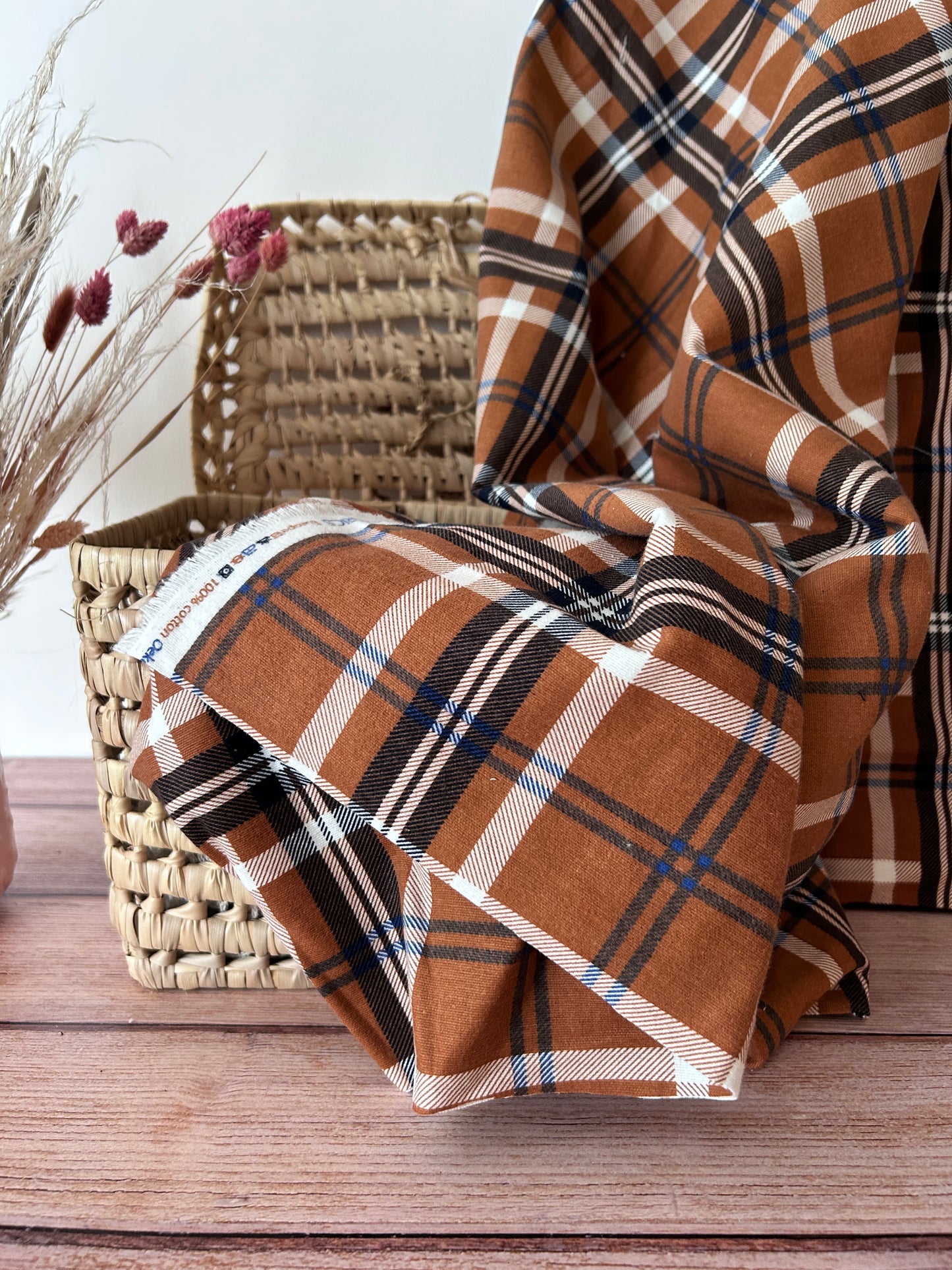 Tissu flanelle tartan