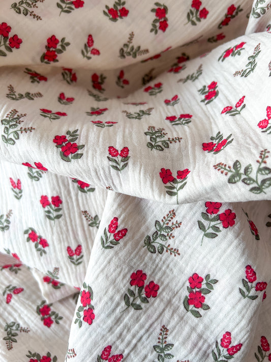 Tissu Double Gaze de coton Fergie