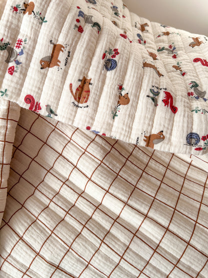 Double gaze matelassée Jacques