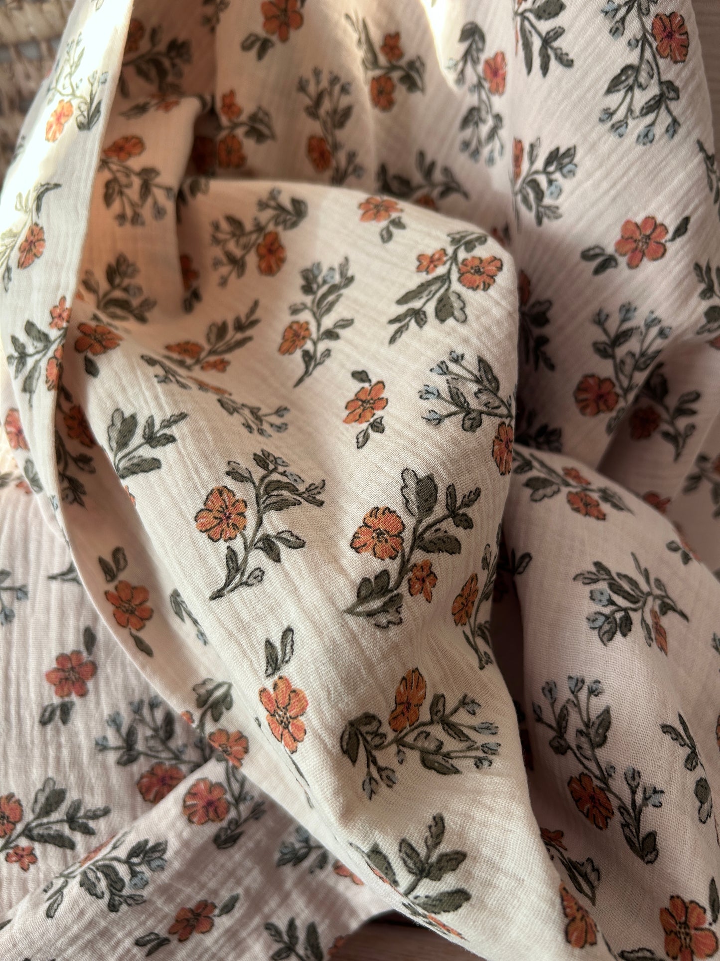 Tissu Double Gaze de coton Lina