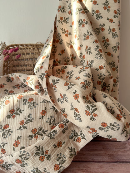 Tissu Double Gaze de coton Lina