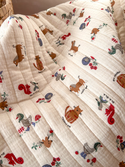 Double gaze matelassée Jacques