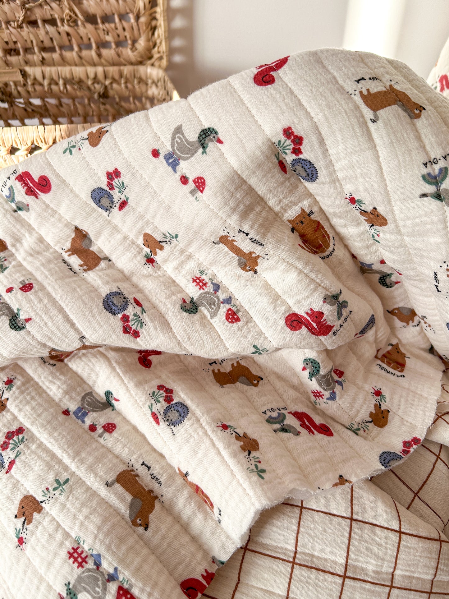 Double gaze matelassée Jacques