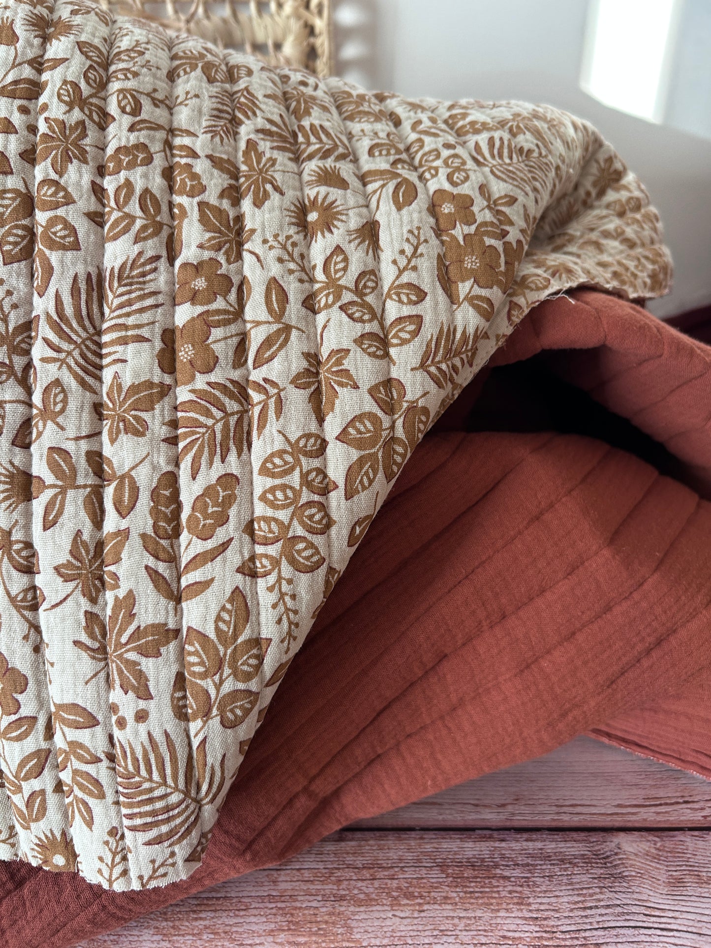 Double gaze matelassée Imina